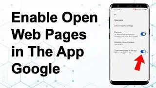How to Enable Open Web Pages in The App Google | Google Now Open Web Pages in App on Android
