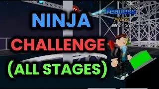 BUILT FOR THIS! | Roblox Ninja Challenge (All Stages)