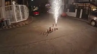 Golden Bee Super Jumbo Fountain #fireworks