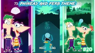 Phineas And Perb Theme | Magic Beat Hop Tiles | BeastSentry