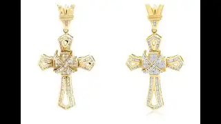 pendant jewelry photo retouching service and photoshop tutorial editing