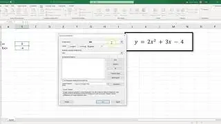 Microsoft Excel Çözücü Solver Kullanarak Denklem Çözümü İki Bilinmeyenli Denklem Kökleri Bulma