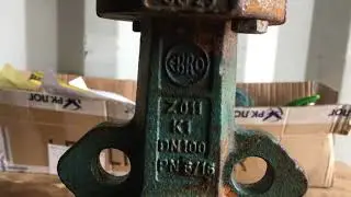 Затвор дисковый поворотный Z011 DN100 PN16 ручной Ebro (Armatron.Ru)