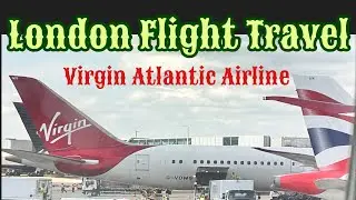Virgin Atlantic flight to London | India to London my first experience | International Flight