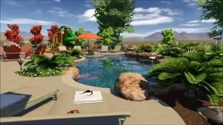 The Paquette Pool - Pool Creator Pro 3D Model