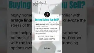 Buying before you sell?