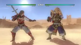 DEAD OR ALIVE 5 - Hayate VS Zack - Samurai Warriors Mashup Costume