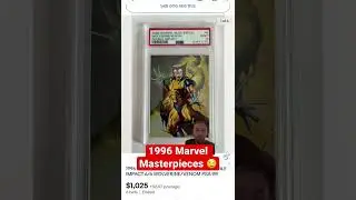 $1025 Sold. 1996 Marvel Masterpieces Double Impact 😍 #marvelcards #marvel #marveltradingcards