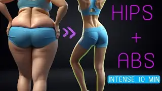 10 Min Intense Hip Workout – Fun, Fast & Real Results!