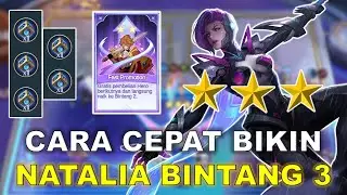 CARA CEPAT BIKIN NATALIA BINTANG 3 !! HERO 5 GOLD TERKUAT !! COMBO MAGIC CHESS GO GO TERKUAT 2025