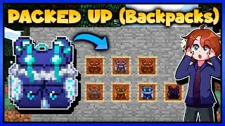 7 TIERS DE MOCHILAS! - Packed Up Backpacks MOD 1.12.2 - 1.15.2 - 1.16.5 - 1.18