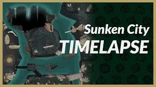 DMHub Map Making TIMELAPSE - Sunken City