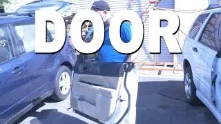 Как снять дверь - Subaru Forester 2008 года