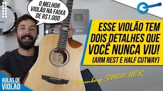 O MELHOR VIOL&Atilde;O na faixa de R$1.000,00 (E ainda tem BAG + ARM REST + HALF CUTWAY - STRINBERG SD201)