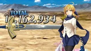 【FGO】 Artoria Pendragon (Saber) Damage Testing