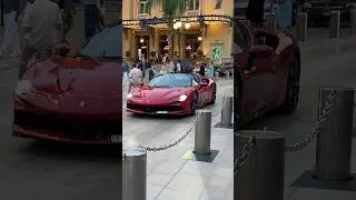 Millionaire couple enjoying the Ferrari SF90 in Monaco #supercars #monaco #millionaire #lifestyle