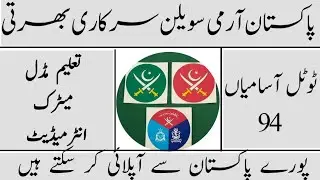 pakistan army civilian jobs February March 2021|Pak army civilian vacancies 2021