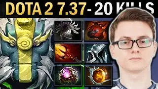 Earth Spirit Dota 2 7.37 Miracle with 20 Kills and Dagon - TI13