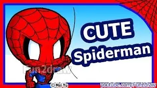 Spider-Man - How to Draw Superheroes Marvel Characters - Fun2draw Art Lessons | Learn from Home Art