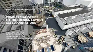 Commercial fit-out design 3D animations