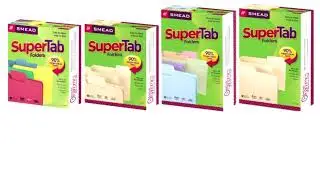 Smead SuperTab File Folder, Oversized 1/3-Cut Tab, Legal Size, Manila, 100 Per Box (15301) Reviews