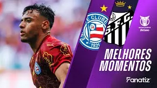 Bahia 2x0 Santos | Melhores Momentos | #Brasileirão2025