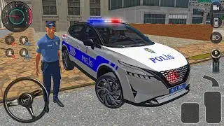 Nissan Qashqai T&uuml;rk Polis Arabası S&uuml;r&uuml;ş Oyunu - Polis Oyunu 2026 #196 - Android GamePlay