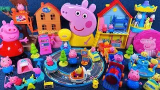 10 Minutes Satisfying with Unboxing Peppa Pig Track Car Racing Playset ASMR | Review Toys
