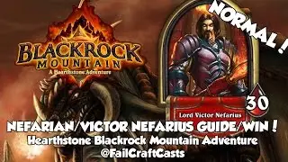 Hearthstone Victor Nefarius/Nefarian Guide/Win | Blackrock Mountain Adventure Mode!