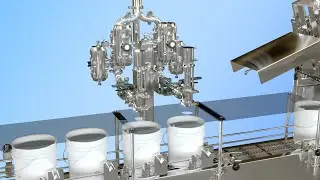 The Ideal-Pak AE2-CES Stainless Steel Liquid Filling Machine