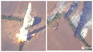 Russian precision Tornado-S MLRS strike destroys THREE Ukrainian S-300 anti-air systems
