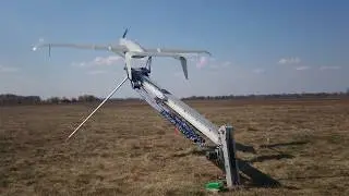 Запуск БПЛА з катапульти| Пускова система| Raybird 3| СКАЕТОН