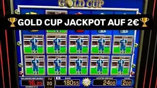 Gold Cup MEGA JACKPOT auf 2 Euro 🏆 Spielhalle SPIELOTHEK