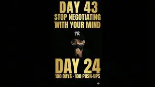 STOP NEGOTIATING WITH YOUR MIND #bigbro #minivlog #45dayschallenge