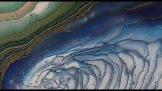 Amazing wandering ring Pour Acrylic Painting using Artreza acrylic paint SUCCESS!!!