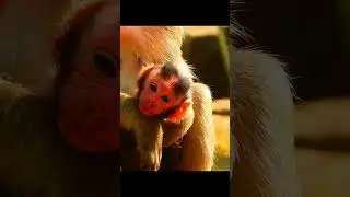 Congratulation! Newborn baby monkey!! #jane #tasana #janet