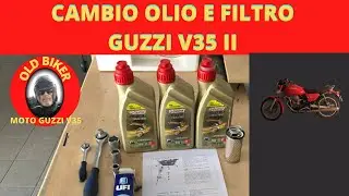 Cambio Olio e filtro Guzzi V35II