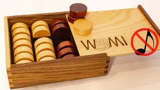 Изготовление коробки для шашек | без музыки