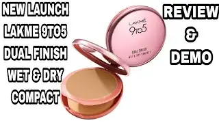 LAKME 9TO5 DUAL FINISH WET & DRY COMPACT| NEW LAUNCH| REVIEW & DEMO| MEGHNA MANJREKAR