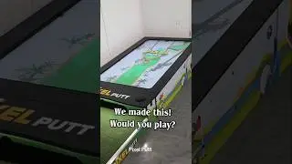 World's First Pixel Putt a new mini golf game. Improve your short game! Putt better! Want one #golf