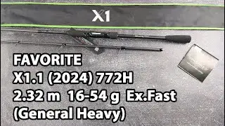 Спінінг Favorite X1.1 (2024) 772H 2.32m 16-54g Ex.Fast (General Heavy)