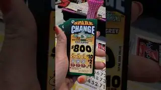 Pull tabs Spare Change $800  #opening #unboxing #pulltabs #asmr