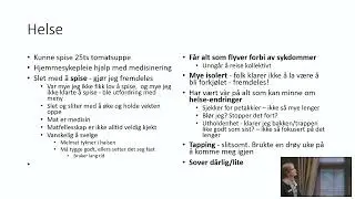 Seminar om senskader etter allogen stamcellebehandling, pasienthist av Eva-Cecilie &Oslash;yen, 12.09.24