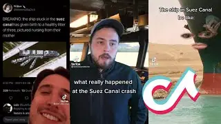 TIKTOK MEMES that unstuck the suez canal