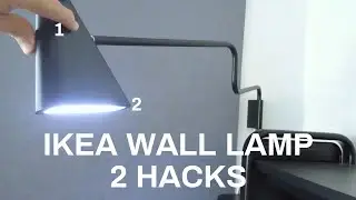 Ikea Wall Lamp 2 hacks