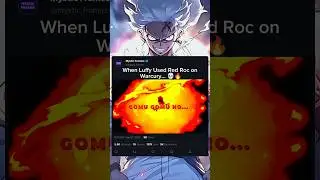 When Luffy Used Red Rock on Warcury ☠️ #luffy #mysticframes #onepiece