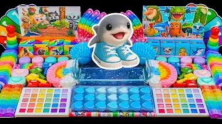 🦈 LOS TRALALERITOS SLIME BATTLES 🌈1 Hour Satisfying Rainbow Slime Mixing, with Glitters Charms