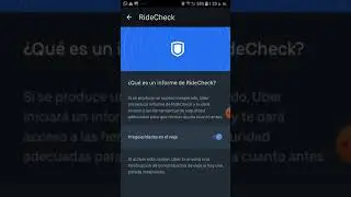 UBER  QUE ES RideCheck
