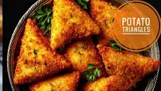 CRISPY POTATO TRIANGLES|POTATO CUTLETS 