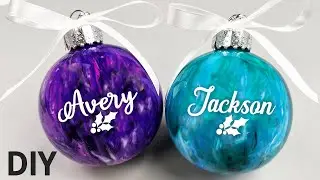 STUNNING Painted Christmas ORNAMENTS you have to try!